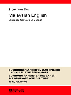 cover image of Malaysian English
